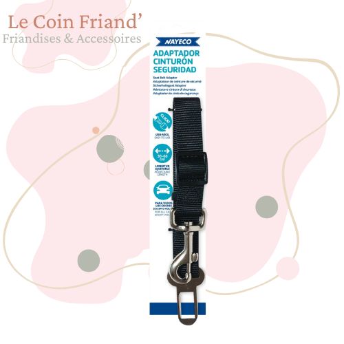 Adaptateur de ceinture de sécurité pour chien